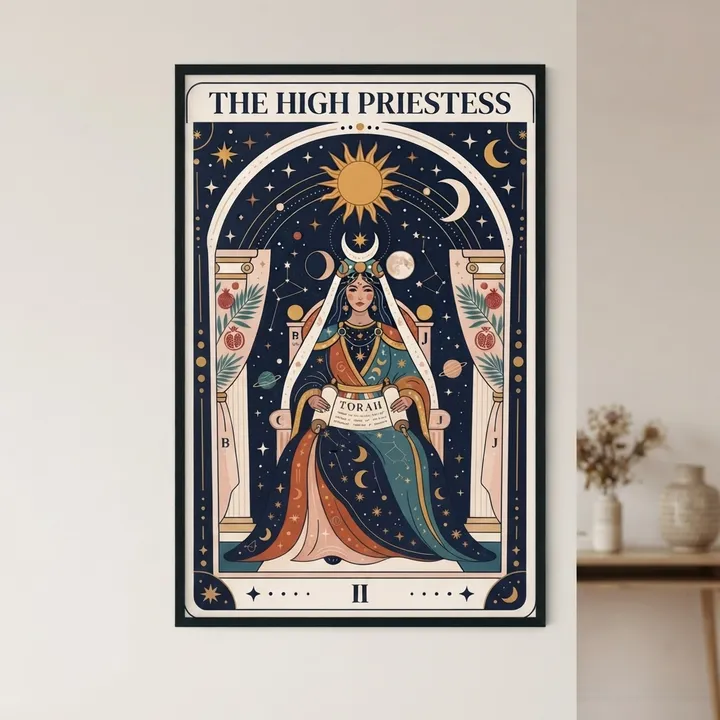 Aesthetic Celestial Tarot Card Poster — Il tuo risultato
