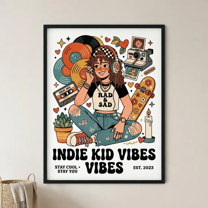 Aesthetic Indie Kid Poster — Your result