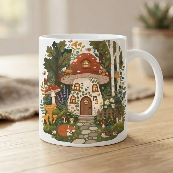 Aesthetic Mushroom Cottagecore Mug — Your result