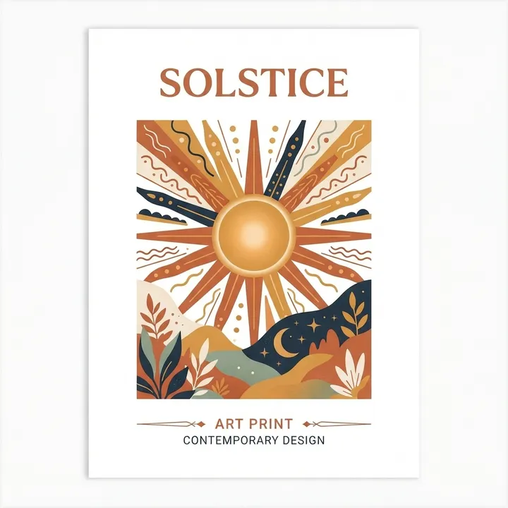 Aesthetic Retro Sun Sweatshirt — Design IA