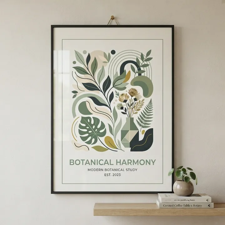 Aesthetic Sage Green Poster — Dein Ergebnis