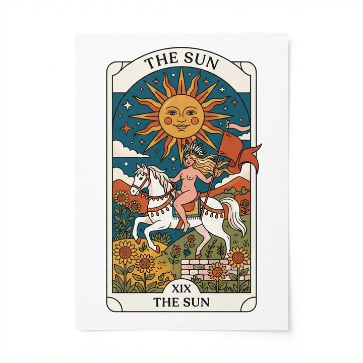 Aesthetic Tarot Card Sweatshirts — AI design