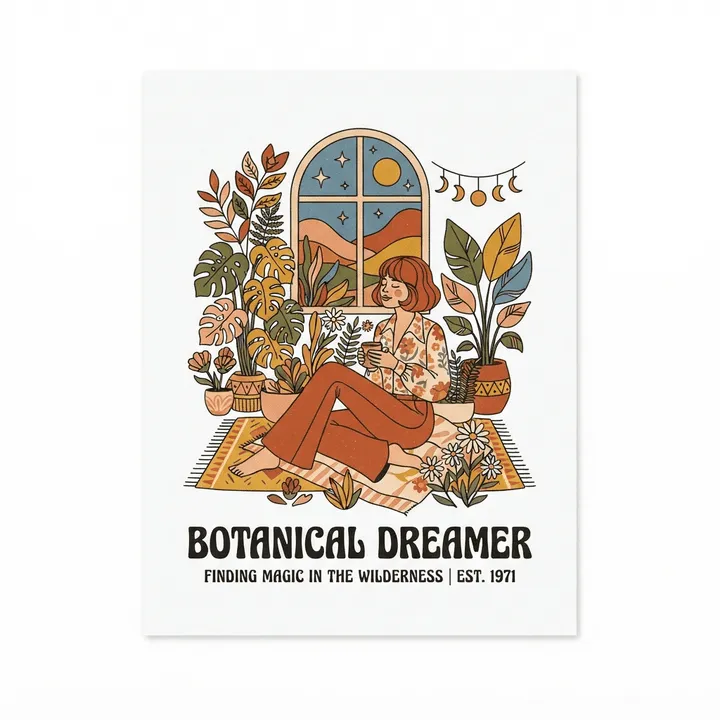 Aesthetic Vintage Posters — KI-Design