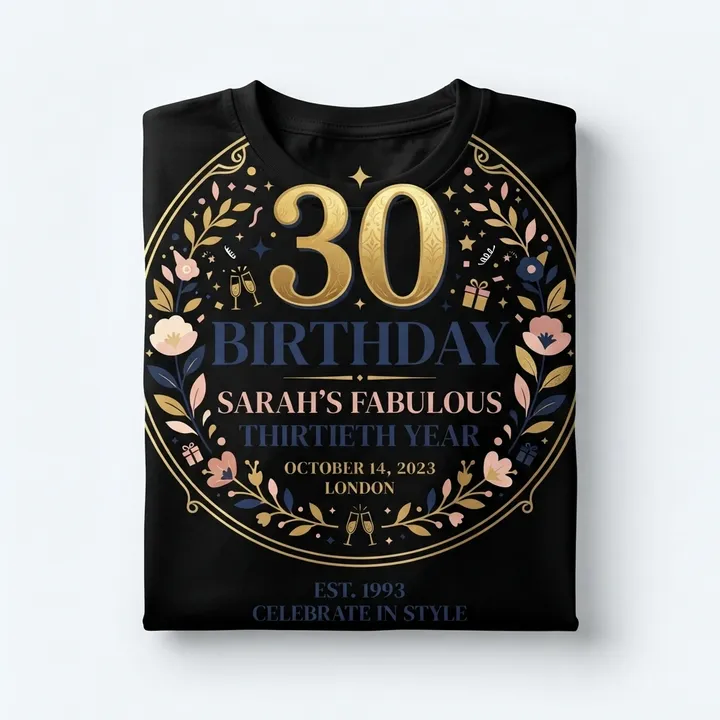 Custom 30th Birthday Shirts For Group — Your result