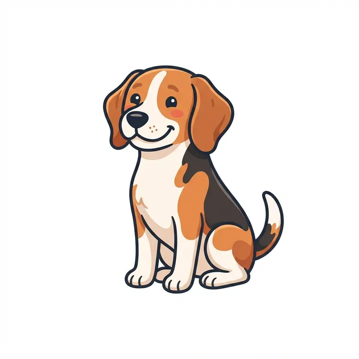 Custom Beagle Shirt — KI-Design