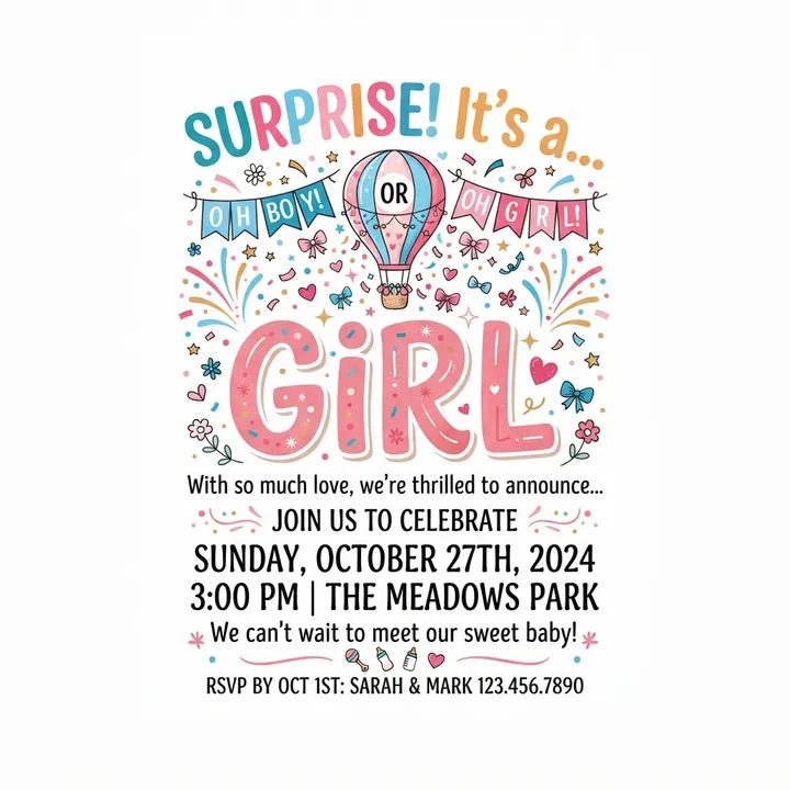 Custom Gender Reveal Shirts — KI-Design