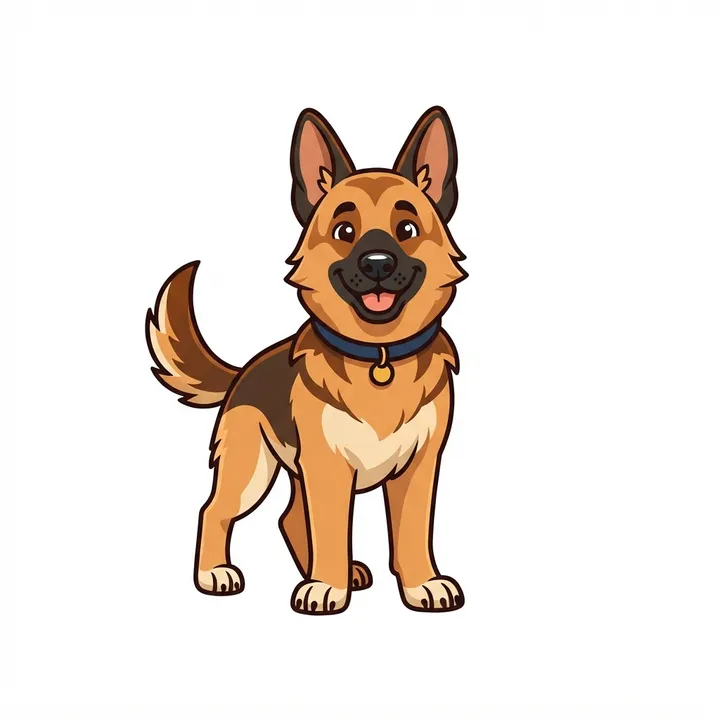 Custom German Shepherd Shirt — KI-Design
