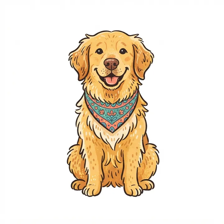 Custom Hand Drawn Pet Portrait Hoodie — AI design
