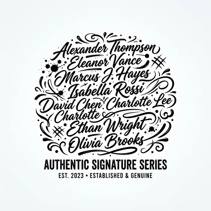 Custom Handwriting Signature Sweatshirt — AI design