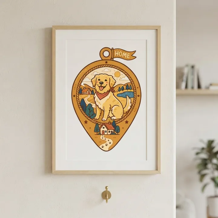 Custom Map Location Poster — Dein Ergebnis