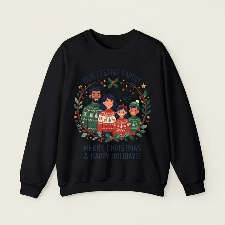 Custom Matching Family Christmas Sweatshirts — Il tuo risultato