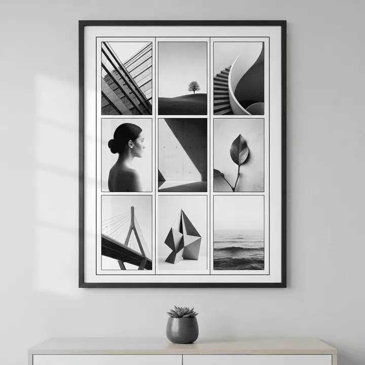 Custom Photo Collage Poster — Seu resultado