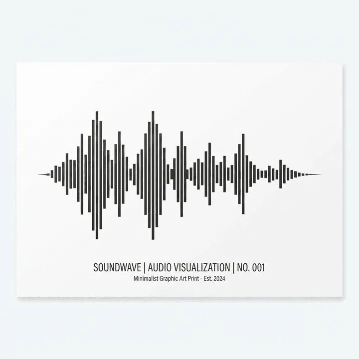 Custom Soundwave Art Poster — AI design