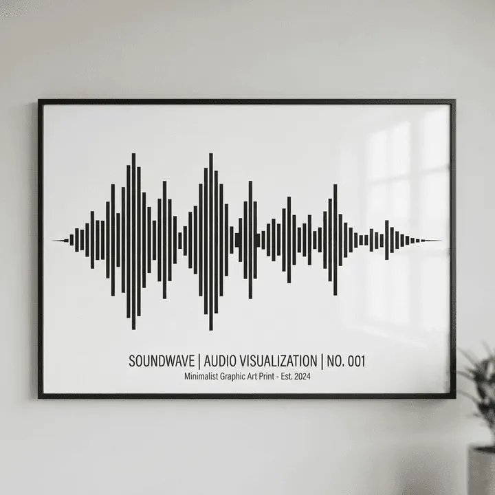 Custom Soundwave Art Poster — Your result