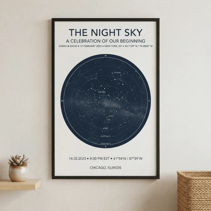 Custom Star Map Poster — Dein Ergebnis