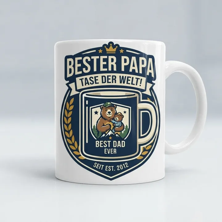 Bester papa tasse