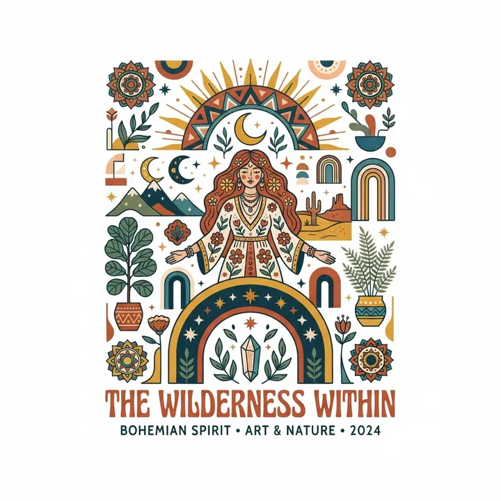 Boho poster — KI-Design