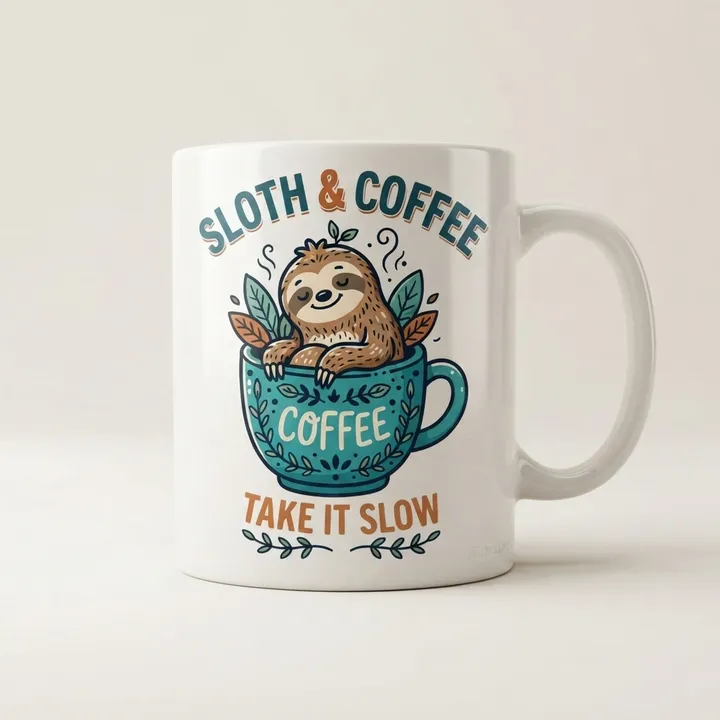 Faultier tasse