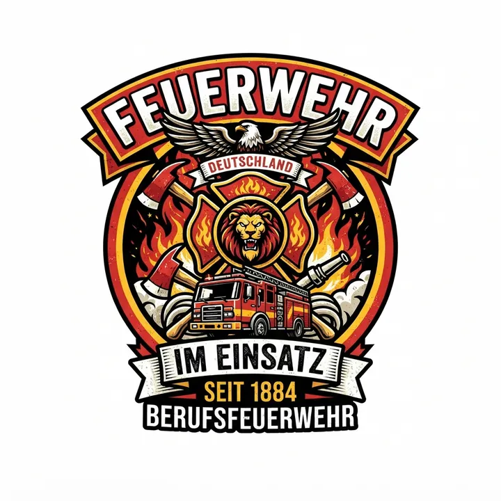 Feuerwehr hoodie — KI-Design