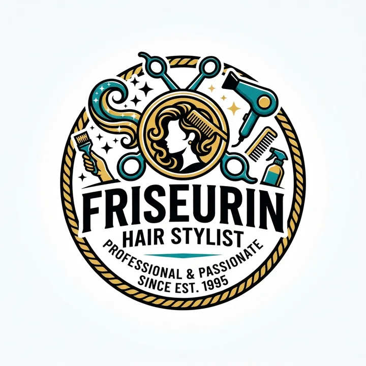 Friseurin t-shirt — KI-Design