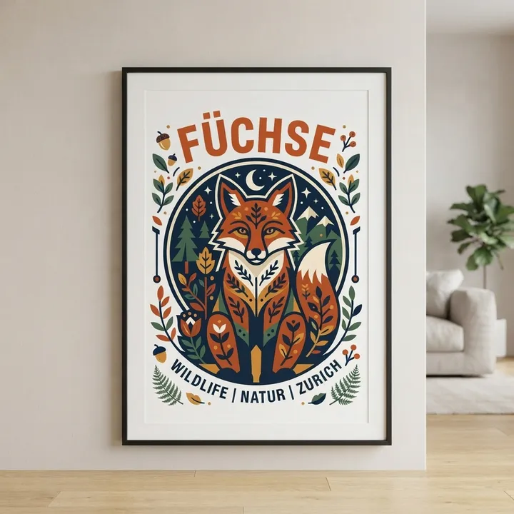 Füchse poster