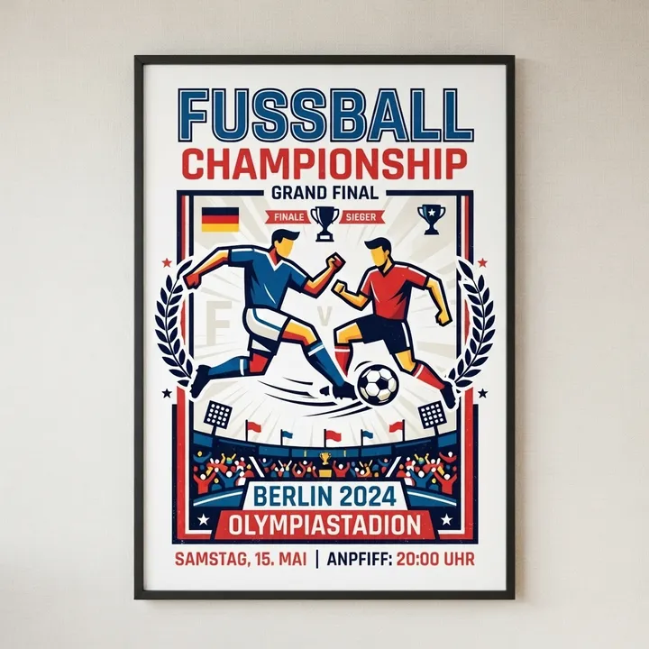 Fussball poster