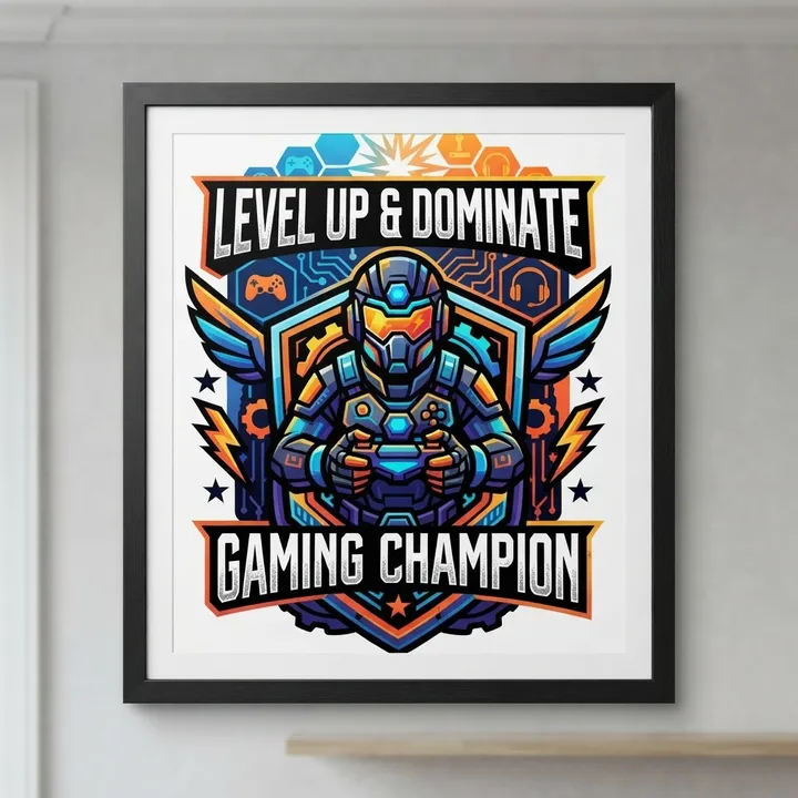 Gaming poster — Dein Ergebnis