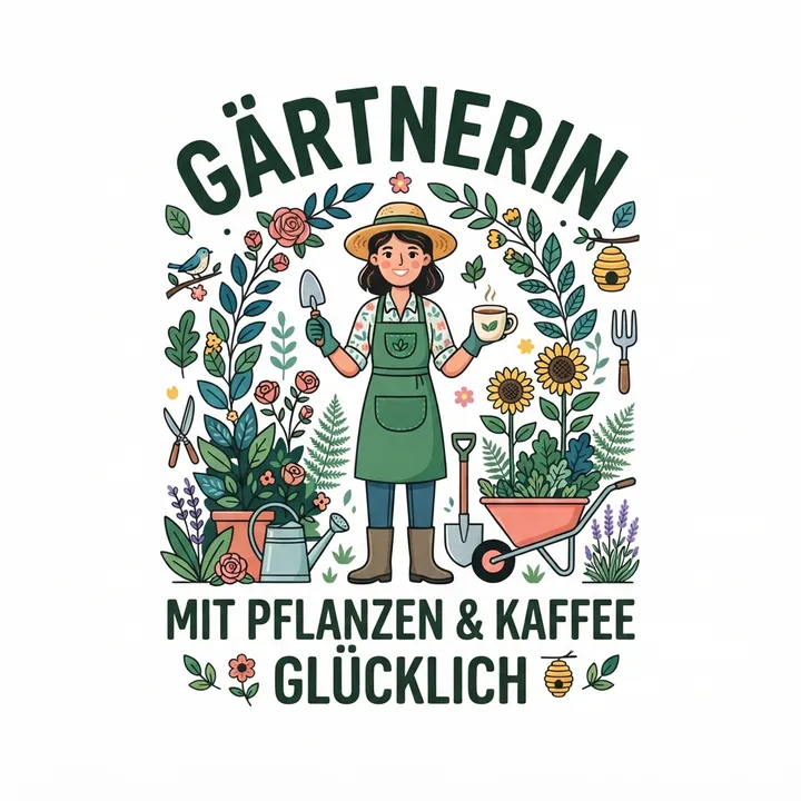 Gärtnerin tasse — KI-Design