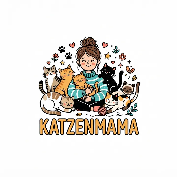 Katzenmama t-shirt — KI-Design