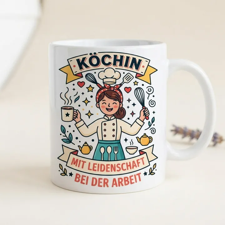 Köchin tasse