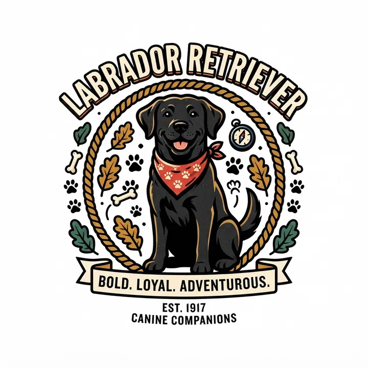 Labrador t-shirt — KI-Design