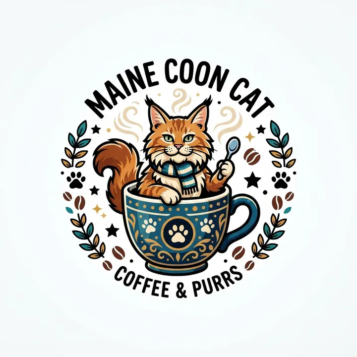 Mainecoon tasse — KI-Design