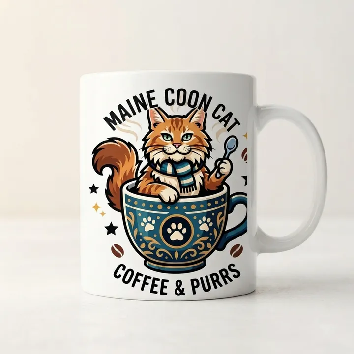 Mainecoon tasse