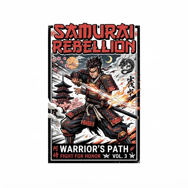 Manga poster — KI-Design