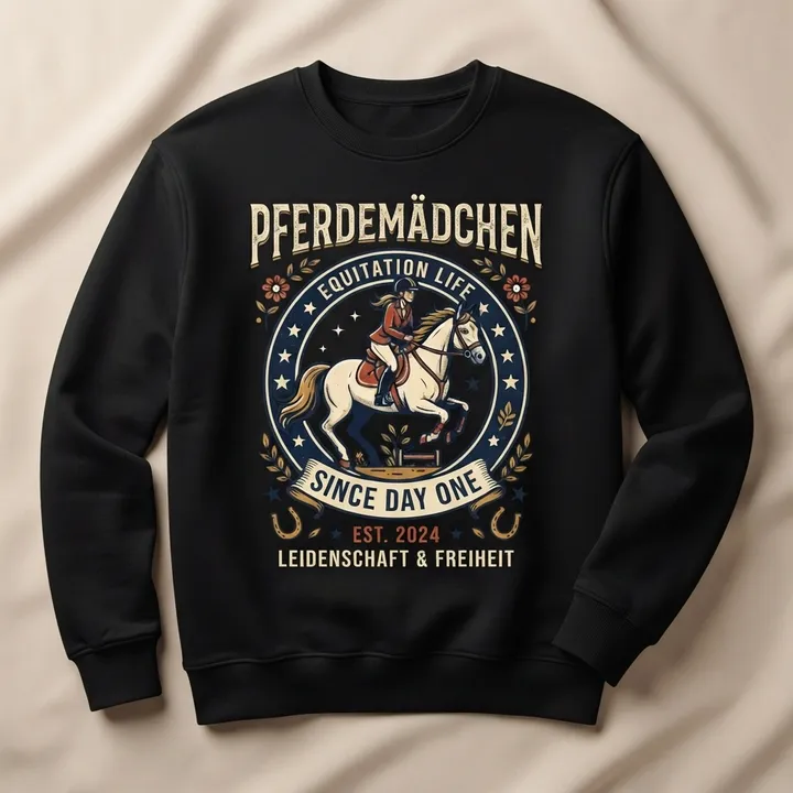 Pferdemädchen sweatshirt