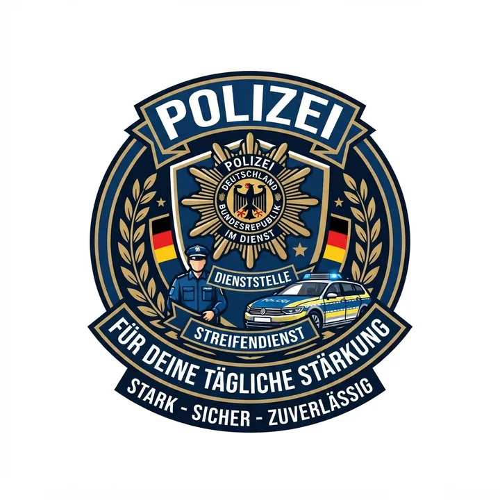 Polizei tasse — KI-Design