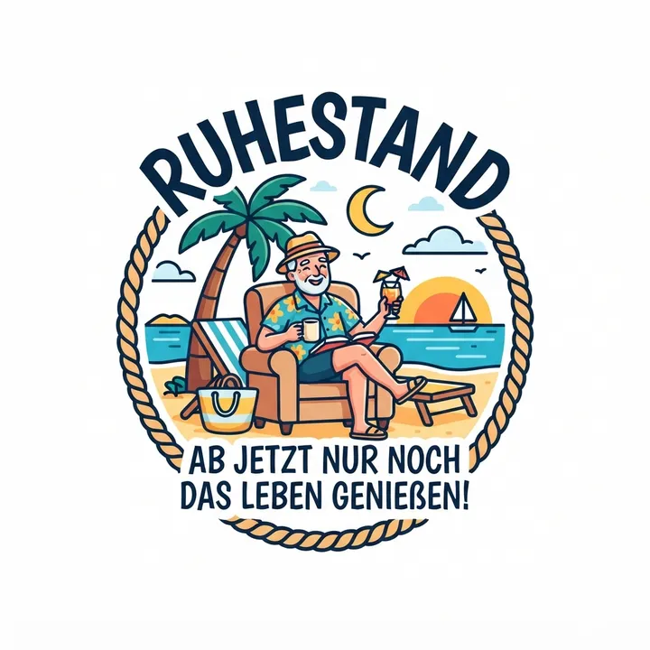 Ruhestand tasse — KI-Design