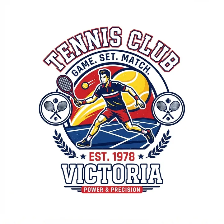 Tennis t-shirt — KI-Design