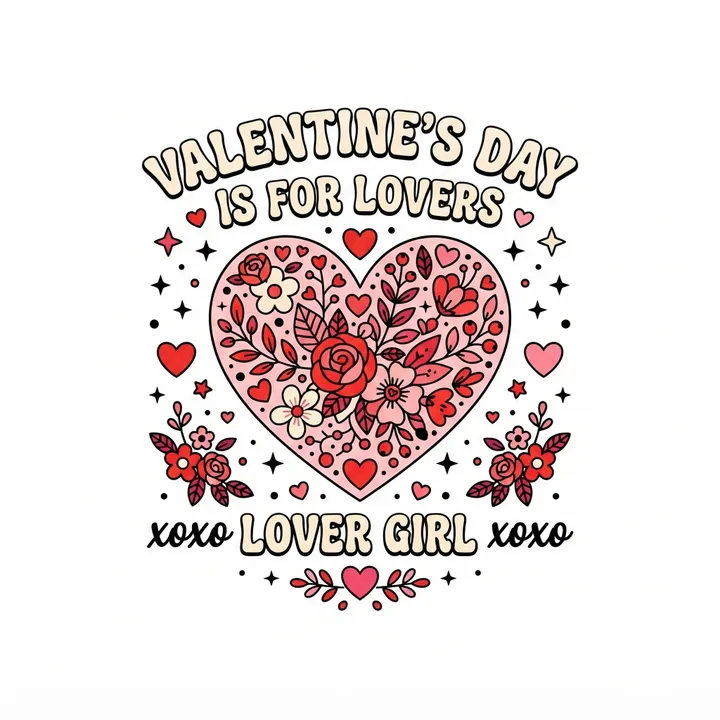 Valentinstag sweatshirt — KI-Design