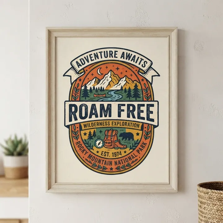 Vintage aesthetic poster