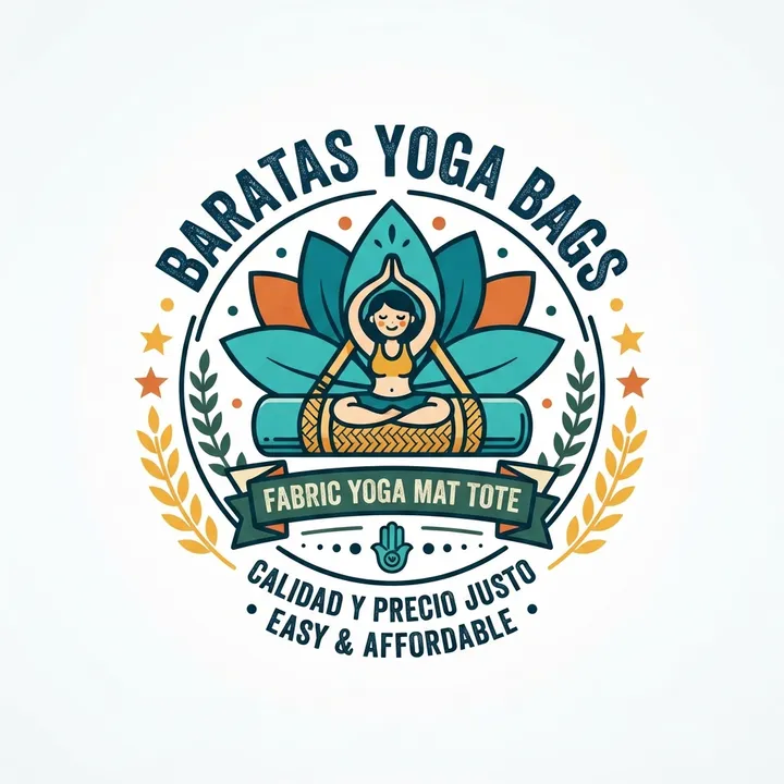 Bolsas de yoga de tela baratas — Diseño IA