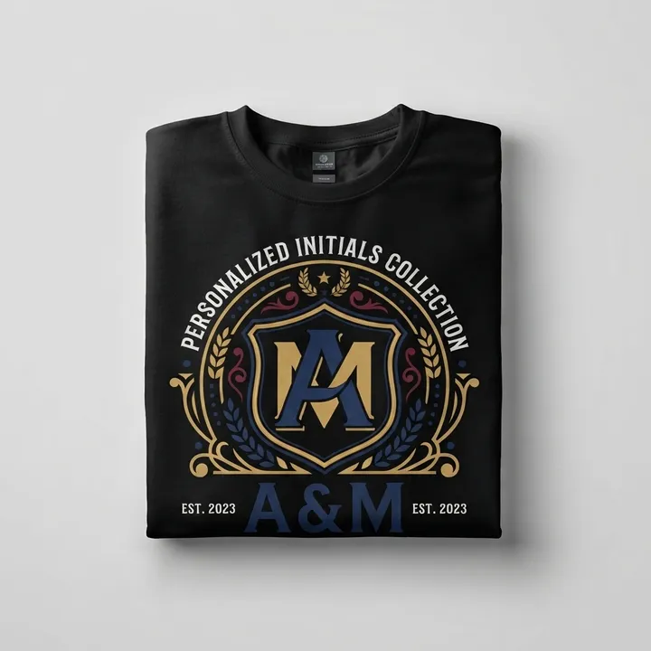 Camisetas con iniciales personalizadas — Tu resultado
