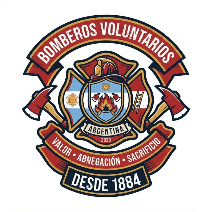 Camisetas de bomberos voluntarios — Diseño IA