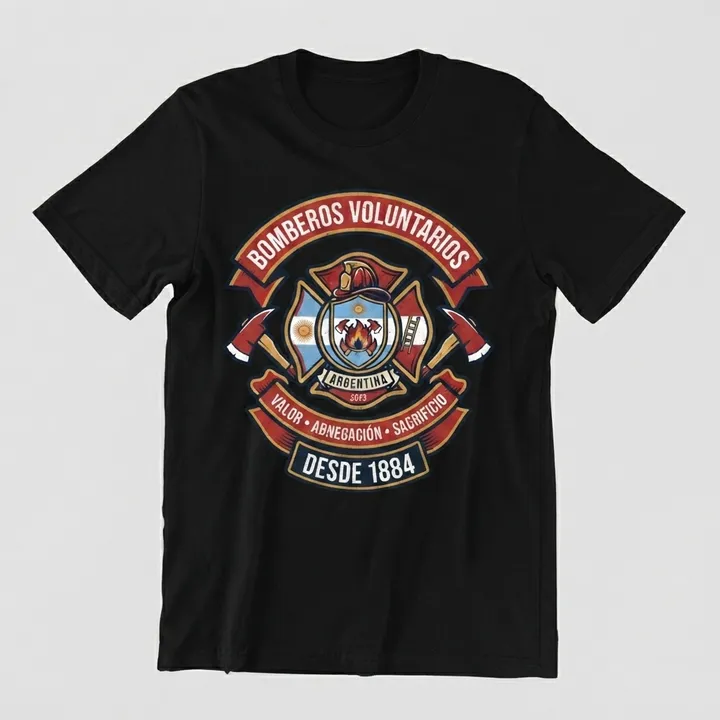 Camisetas de bomberos voluntarios — Tu resultado