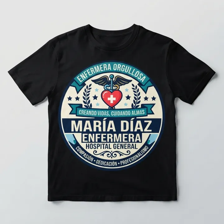 Camisetas de enfermera personalizadas — Tu resultado