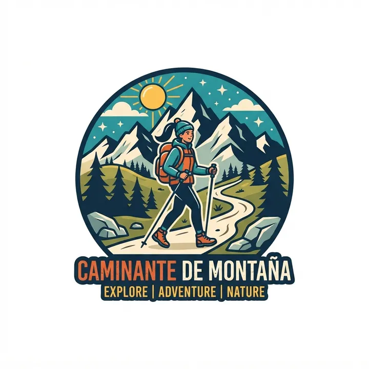 Camisetas de senderismo mujer — Diseño IA