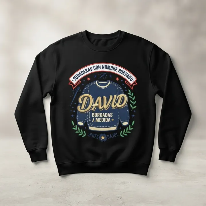 Sudaderas con nombre bordado baratas — Tu resultado