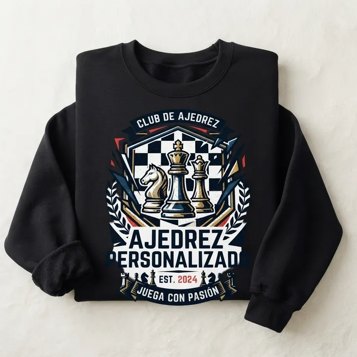 Sudaderas de ajedrez personalizadas — Tu resultado