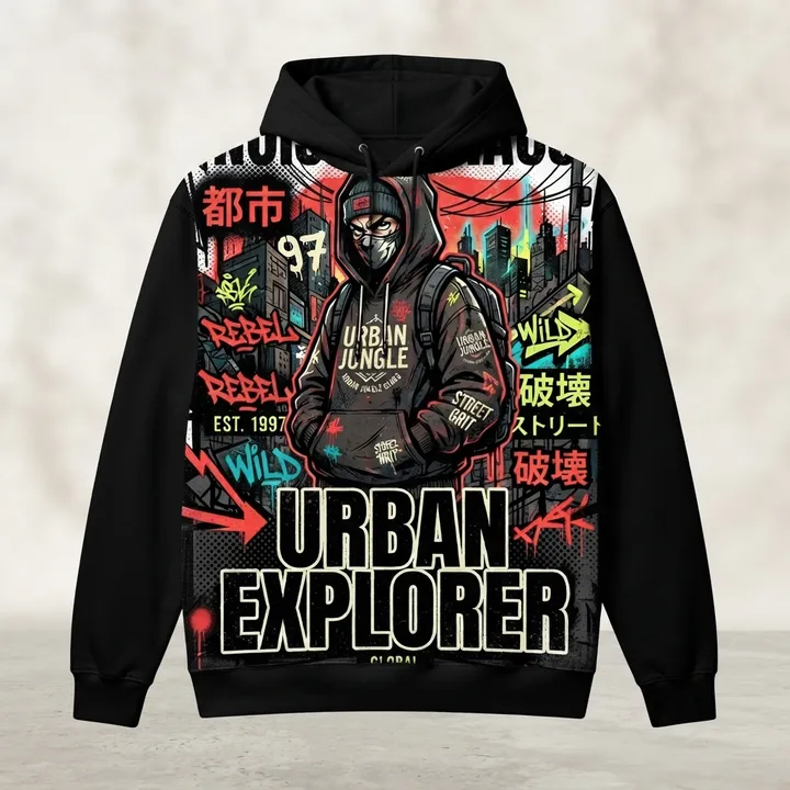 Sudaderas de estetica streetwear oversized — Tu resultado