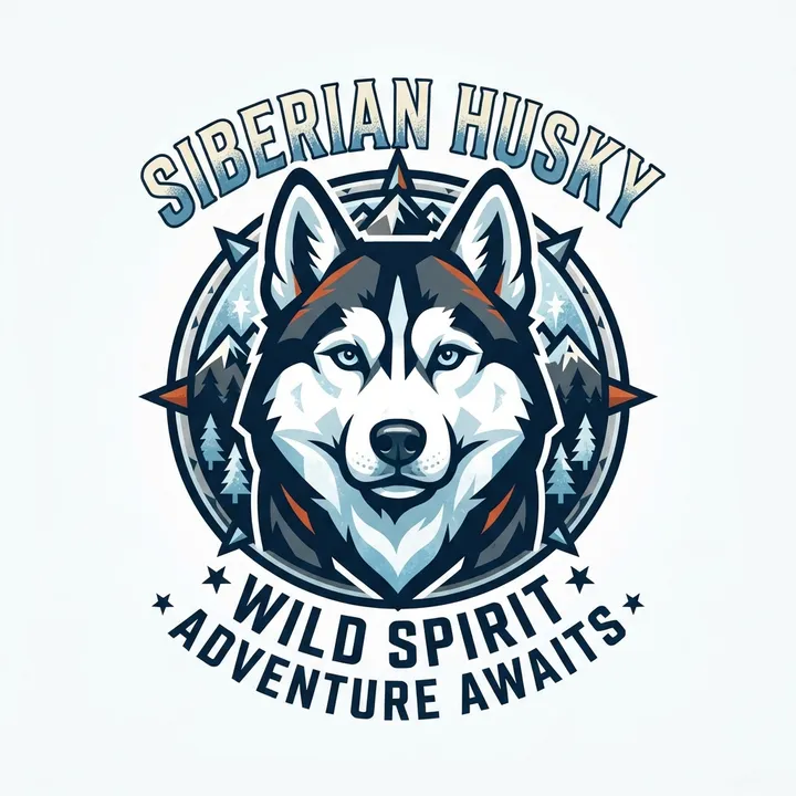 Sudaderas de husky siberiano — Diseño IA